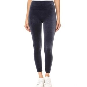 SPANX Velvet Blue Leggings NWOT